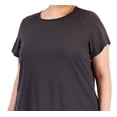 thumbnail image 2 of ID Ideology Plus Size Birdseye Mesh T-Shirt Deep Charcoal 2X, 2 of 3