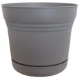 thumbnail image 1 of Bloem SP1460 Saturn 14 Inch Plastic Planter Flower Pot with Saucer, Peppercorn, 1 of 1
