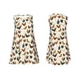 thumbnail image 7 of Wukai Funny Chicken Print Women's Sleeveless Dress, Loose Fit Casual Dress for Women, Comfortable Sleeveless Summer Dress, 7 of 7