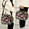 thumbnail image 5 of FORMRS Student Insulated Lunch Bag with Shoulder Strap Reusable Cooler Box for School, Black Lucky Cat, 5 of 9
