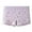 Purple, variant on Rohuuque Cotton Underwear for Women Stretch Underwear Boyshort High Waisted Comfortable Floral Print Full Coverage Underwear Beige