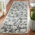 thumbnail image 2 of SAFAVIEH Metro Elvina Floral Runner Rug, Black/Ivory, 2'3" x 9', 2 of 8