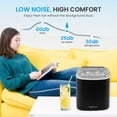 thumbnail image 4 of MotionGrey Portable Countertop Ice Maker Machine - 1.2 L Water Tank, 12 kg/24 h Production, Dual Cube Sizes, Compressor Cooling & Continuous Operation - Compact 6.2 kg ABS Design, 4 of 6