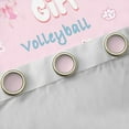 thumbnail image 4 of Feelyou Volleyball Game Curtains Pack of 2 (52x84 Each), Est Sleep Sport Window Curtains, 4 of 6