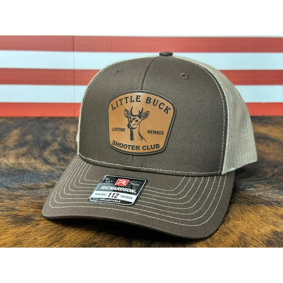 Little Buck Shooter Club Hat Classic Design Richardson 112 Snapback Trucker Funny Hunting Hat