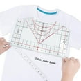 thumbnail image 4 of jiaroswwei T-shirt Acrylic Ruler Guide, T-Shirt Scale Guide Heat Press Shirt Measurement Tool Supplies, T-shirt Alignment Tool, 4 of 7