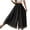 Black, variant on fatyb Womens Wide Leg Pants High Waist Dressy Trousers Double-Layered Chiffon Palazzo Pants for Dance