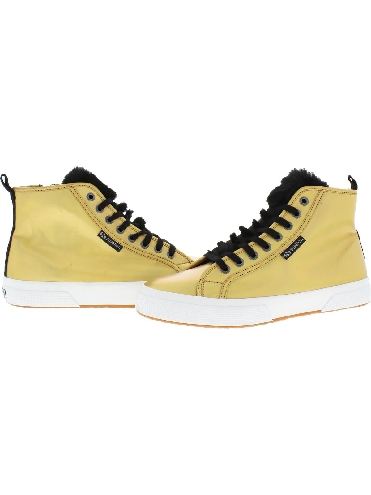 superga gold sneakers