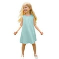 thumbnail image 2 of Robe d'Été Décontractée Mignonne Sans Manches à Col Rond pour Bébé de Petite et Moyenne Taille, 2 of 9