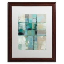 Trademark Fine Art "Island Hues Crop II" Canvas Art by Silvia Vassileva, White Matte, Wood Frame