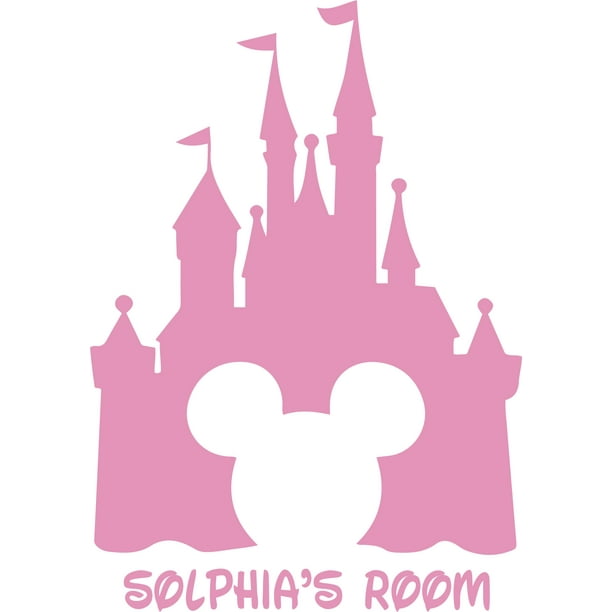 Castle Cartoon Customized Wall Decal - Custom Vinyl Wall Art - Personalized Name - Baby Girls Boys Kids Bedroom Wall Decal Room Decor Wall Stickers Decoration Size (10x8 inch) Castle Cartoon Customized Wall Decal - Custom Vinyl Wall Art - Personalized Name - Baby Girls Boys Kids Bedroom Wall Decal Room Decor Wall Stickers Decoration Size (10x8 inch)
