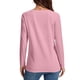 thumbnail image 5 of Conjuntos de trabajo para mujer,Camiseta de manga larga a rayas para mujer, corte holgado e informal, mezcla de poliéster, talla XXL, sopatenor, 5 of 9