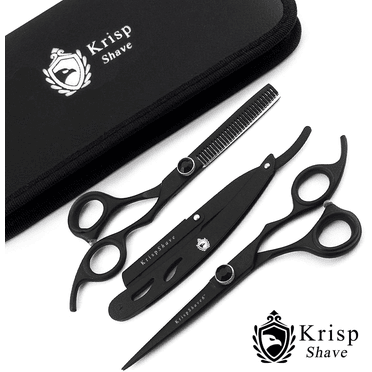 Stainless Steel Barber Adults Kids Hairdressing Haircutting Scissors Shears Set Kit (6 Inch)