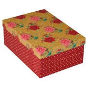 American Greetings, Christmas Gift Box, Floral Design (1-Count)