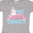 thumbnail image 4 of Inktastic Most Magical Goddaughter- Cute Unicorn Girls Baby Bodysuit, 4 of 5