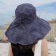 thumbnail image 5 of Sombrero de sol para mujer, de ala ancha, con protección solar UPF 50+, plegable, para playa, para verano, 5 of 5
