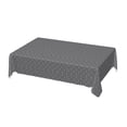 thumbnail image 1 of DouZhe Nappe Rectangulaire, Style Damassé Gris Vintage pour Cuisine Salle à Manger, 72"x54 Pouces Nappe Imperméable en Polyester, 1 of 6