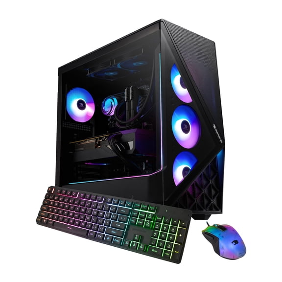 iBUYPOWER Slate Gaming PC Desktop - Intel Core i7 14700F, NVIDIA GeForce RTX 5060Ti 16GB, 32GB DDR5 RGB RAM, 1TB NVMe SSD_SBI7N56T03
