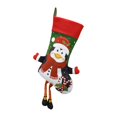 thumbnail image 2 of Medias navideñas colgantes, calcetín navideño portátil, bolsa de regalo Pingüino, 2 of 9