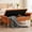 Orange, variant on YIKEMA Storage Ottoman Bench 63’’ Length Upholstered End of Bed Bench