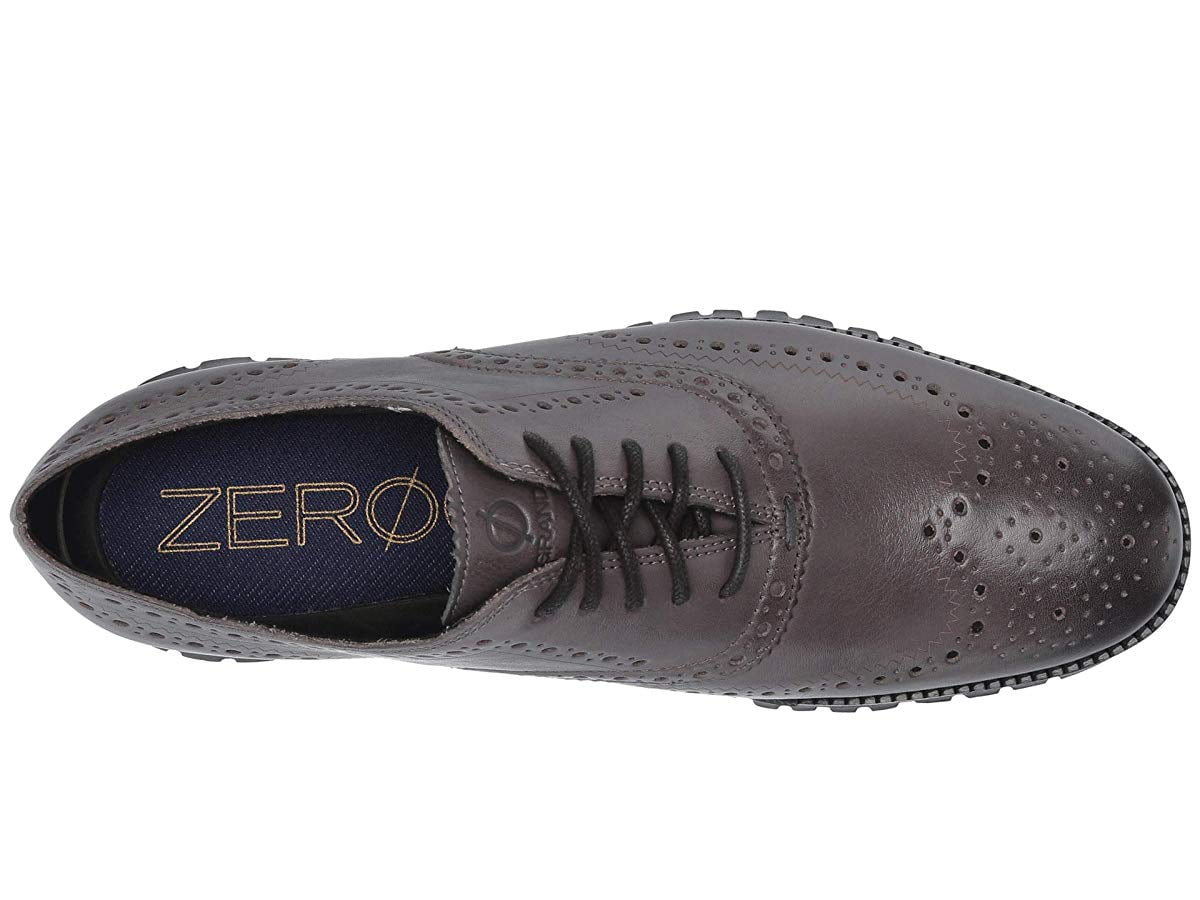 Cole Haan Zerogrand Wing Ox Burnished Pavement Leather/Black 