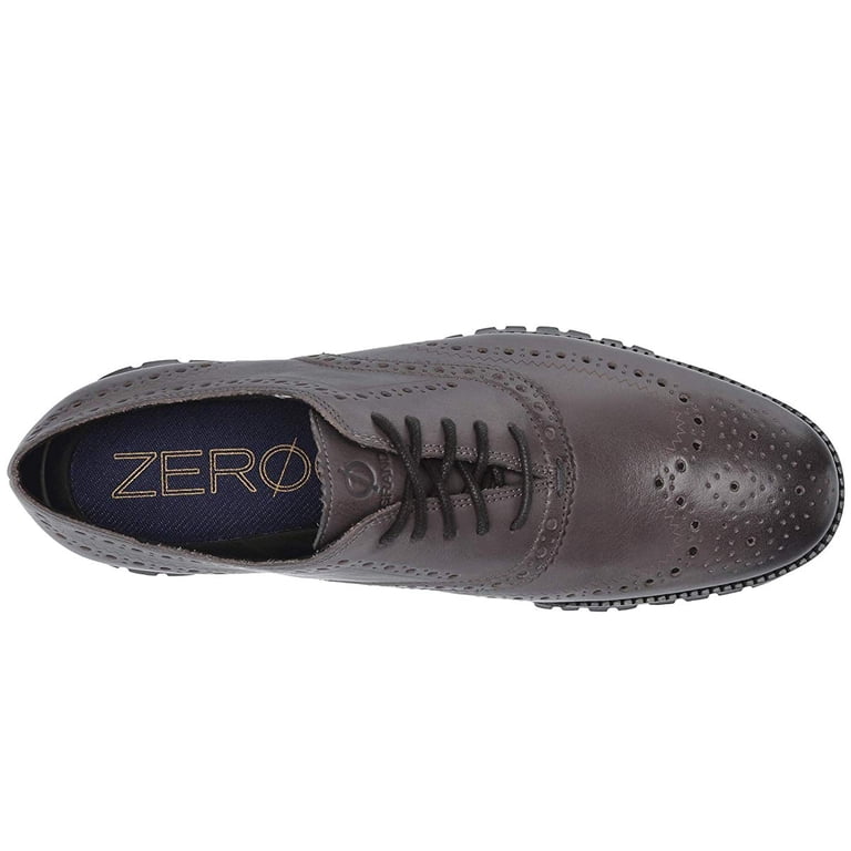 Cole Haan Zerogrand Wingtip Oxford Leather Shoes Size 10.5 Burnished Pavement Cole Haan ZeroGrand Wingtip Oxford Burnished Pavement Men  main image 3