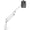 White, variant on Novus CLU II c Monitor Arm, Taller Profile for Larger Monitors, Gas Spring Movement, Fast Installation, 3-in-1 Desk Mount, Black