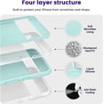 thumbnail image 3 of Designed for Pixel 8 Case, [Military-Grade Drop Protection][Anti-Scratch Microfiber Lining] Silicone Slim Thin Shockproof Phone Case for Google Pixel 8 (Mint Green), 3 of 13