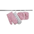 thumbnail image 2 of 4Pcs Kitchen Oven Gloves Potholders Set Heat Resistant Oven Mitts Pot Holders for Cooking, Baking, Microwave, Grilling, 2 of 8