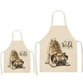 thumbnail image 1 of Awdenio DOG PUG Tablier Sans Manches en Coton Lin Imprimé Cuisine, 1 of 1