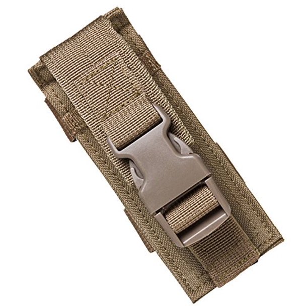 Molle Compatible TAN Flashlight Belt Holster Pouch Fits Surefire G2X