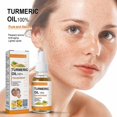 thumbnail image 3 of 3pcs Aceite de limón y cúrcuma, brillo de la piel para aclarar el acné, parches oscuros, acné, piel brillante, Corrector de manchas oscuras, blanqueamiento facial, 3 of 5