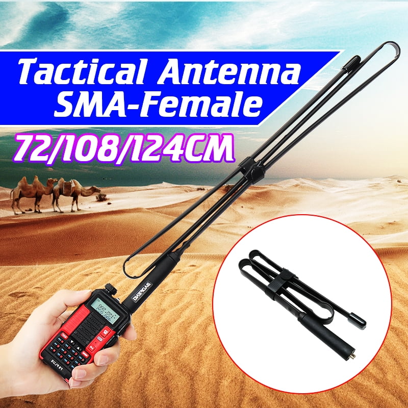 Baofeng SMAFemale Tactical Antenna UV5R UV82 Two Way Radio 28.3inch