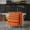 orange color, variant on Heavy-Duty 5-Drawer Rolling Tool Chest on Wheels, Lockable Steel Tool Storage Cabinet/Cart - Ball-Bearing Slides - Drawer Liners - Side Handle - Blue