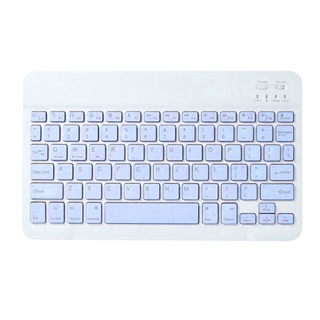 CAROOTU Sans Fil Bluetooth-compatible Clavier Souris Set Léger Portable pour IOS Android Téléphone Tablette