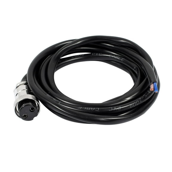 GX20 2M  Type 2 Pin Female Aviation Socket Connector Electrical Cable