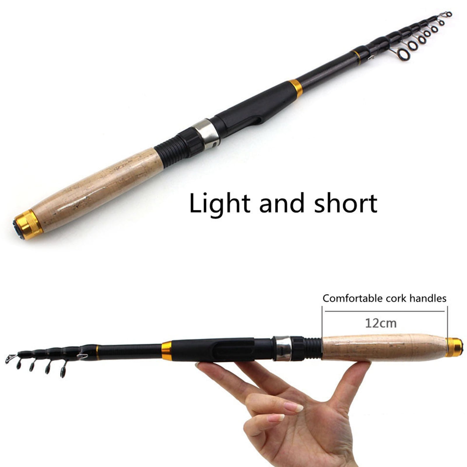 Blanks Solid Cork Handle Carbon Tip Portable Telescopic Spinning Travel Fishing  Rods - China Compass and Gyro Compass price