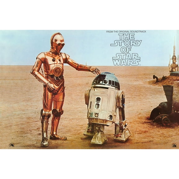 Story Of Star Wars Movie Poster 16"x24" Poster Medium Art Poster 16x24 Square Adults Best Posters