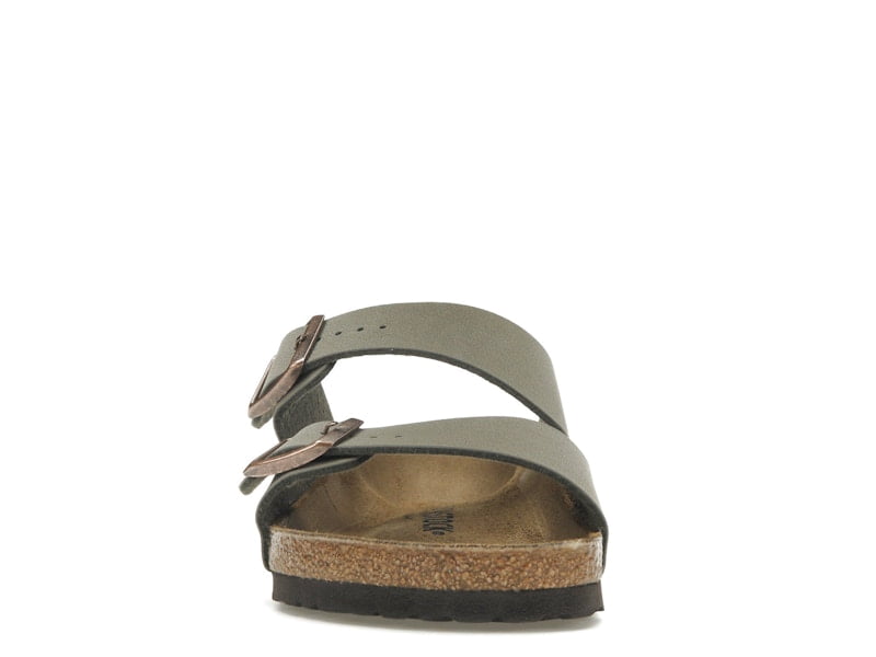 Birkenstock Women's Arizona Birkibuc Stone Sandals, from StockX