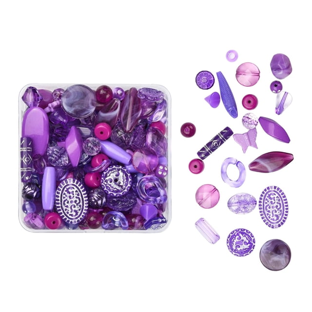 simhoa Collier Bracelets en Acrylique Formes Mélangées Assorties