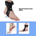 thumbnail image 4 of Upgraded AFO Drop Foot Brace for Walking, Comfortable & Efficient, Adjustable,  For Hemiplegia Stroke Varus Foot Improve Walking Gait, Effective Relieve Pain Drop Foot Brace for Walking with Shoes, 4 of 7