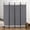 Gray, variant on XF XINFENG 4 Panel Room Dividers 5.6FT Steel Frame Folding Privacy Screen Portable Freestanding Partition Wall Divider for Home Office (Gray)