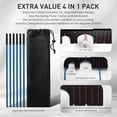 thumbnail image 5 of FINGER TEN Golf Training Aid Tool Upgrade with 6 Pcs Golf Alignment Stick Cover Rods Extra Value 4 in 1, Golf Swing Aiming Putting Practice Trainer Aid Equipment Sports Outdoor (Swing Trainer 4 in 1), 5 of 7