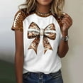 thumbnail image 1 of TINZ T-Shirt Décontracté Mode Imprimé Col Rond Manches Courtes Chandail T-Shirt Manches Longues Chemises Femmes Manches Longues Compression T-Shirts Graphiques pour Femmes, 1 of 4