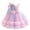 Y18-Pink, variant on PRfgtbd Tutu Dress For Girls Rainbow Tulle Princess Dresses Bowknot Flower Girl Dress Toddler Kids Wedding Birthday Party Pageant Gown Beach Party Sundress