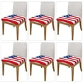 thumbnail image 2 of Rocae America Flags3 for Square Cushion Cover,16.9" x 16.9" Couch Cover, Machine Washable-Six Piece, 2 of 7