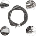 thumbnail image 6 of Flexible Spring Drain Clog Remover with Removable Drill Adapter, Heavy-Duty Drain Auger Snake Cable for Bathroom Kitchen Toilet Bathtub Sewer Sink(Silvery), 6 of 10