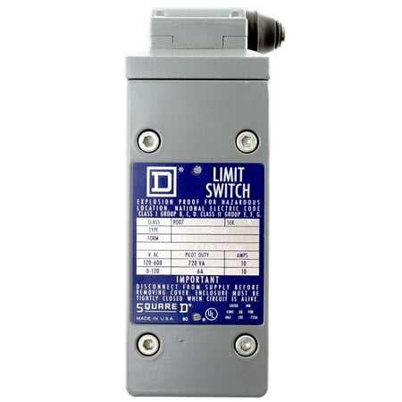 Explosion Proof Ventilation - Square D BR53-G Explosion Proof Limit Switch, 120-600VAC, 10-Amp