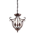 thumbnail image 2 of 1323-RS Millennium Lighting Fulton - 3 Light Pendant-13 Inches Tall and 13 Inches Wide-Rubbed Silver Finish    -Traditional Installation, 2 of 2