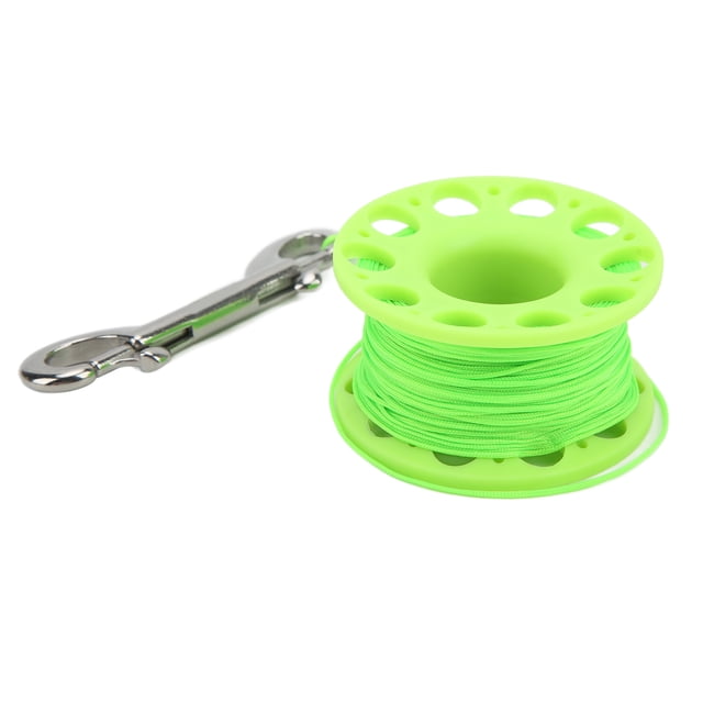 Lightweight Diving Reel, Rust Resistant, Portable Belt, High Strength Nylon Rope, Stainless Steel Double Head